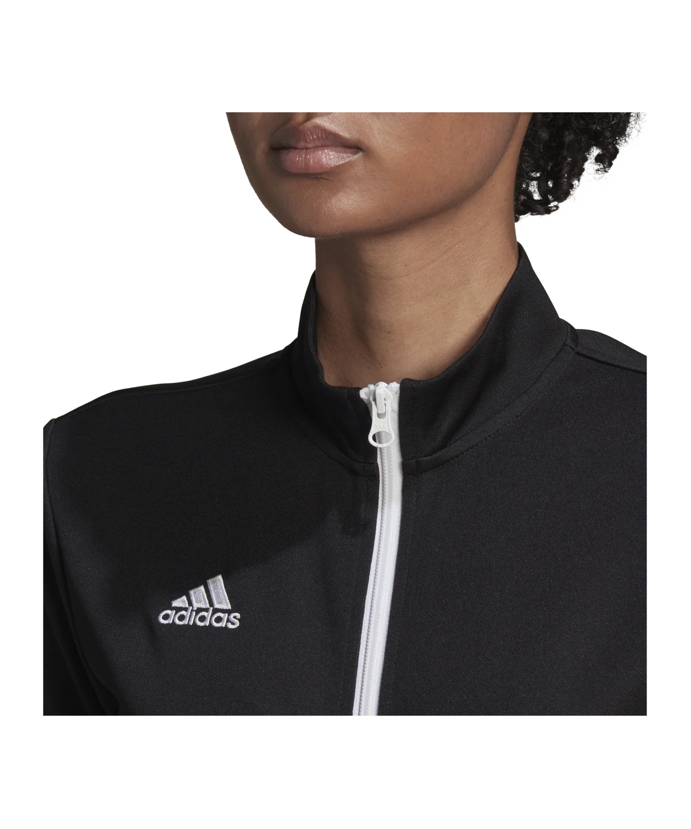 adidas Entrada 22 TK Trainingsjacke Damen Schwarz