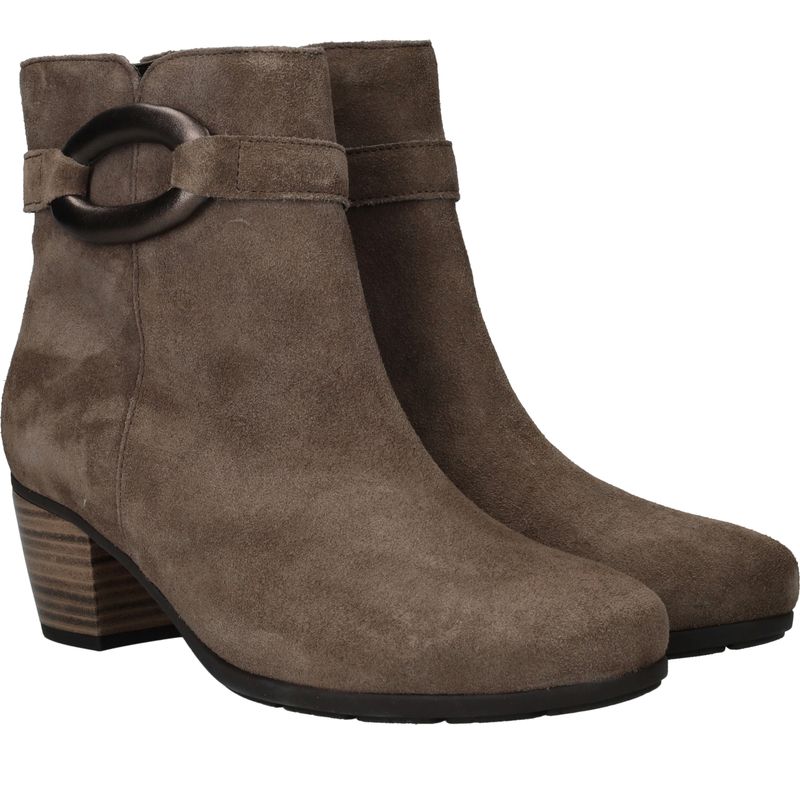 Gabor Enkellaarsjes Taupe Dames