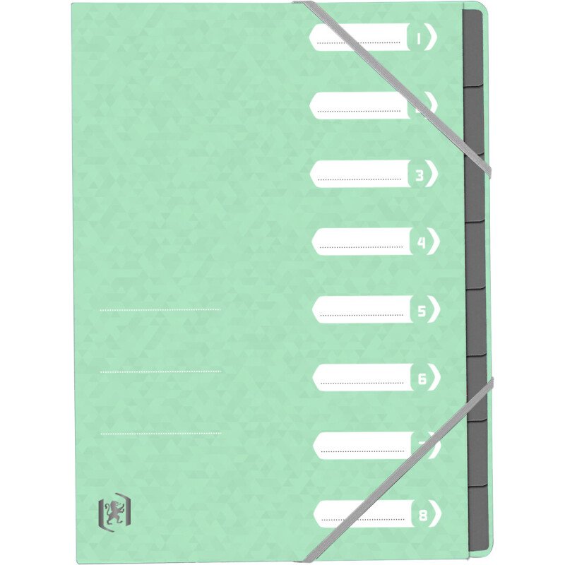 Trieur standard Oxford A4 8 positions couverture carte