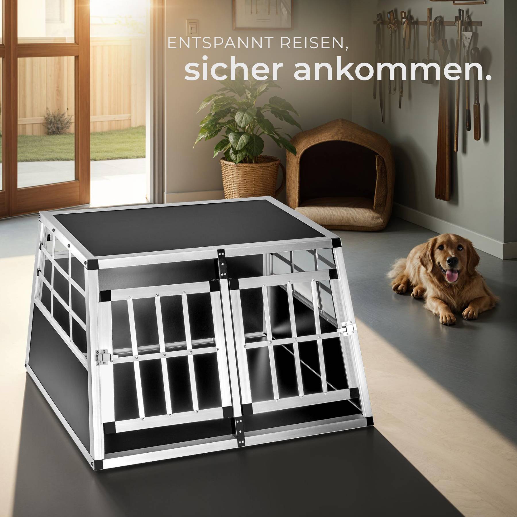 Hundetransportbox doppel