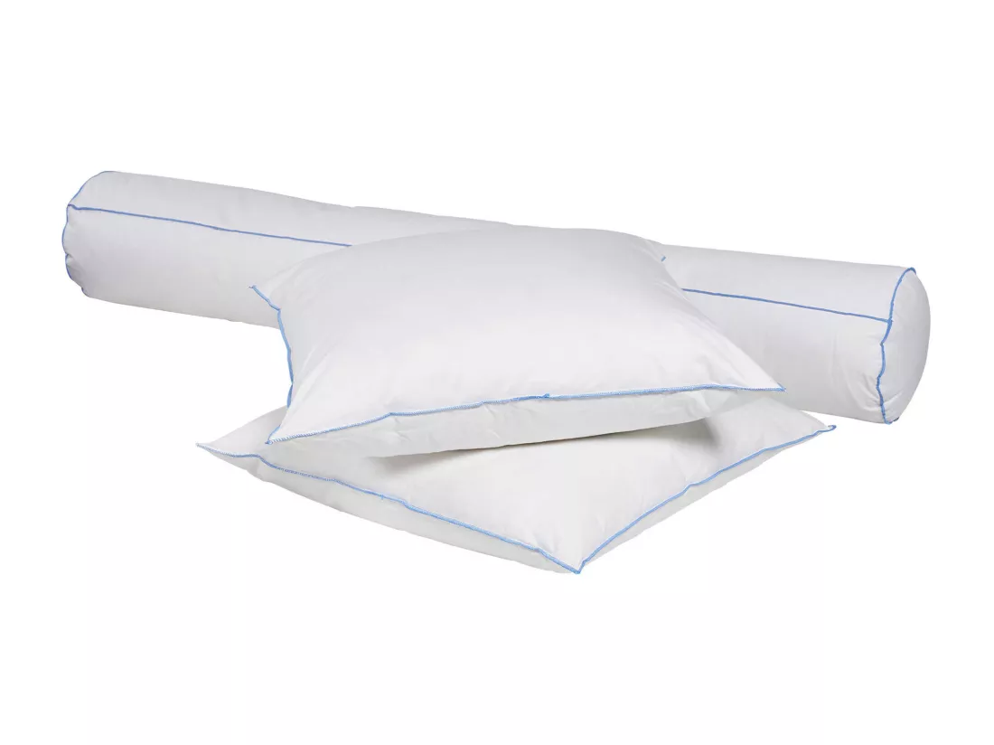 Pack oreiller et traversin moelleux duvet de canard anti-allergènes Someo 90