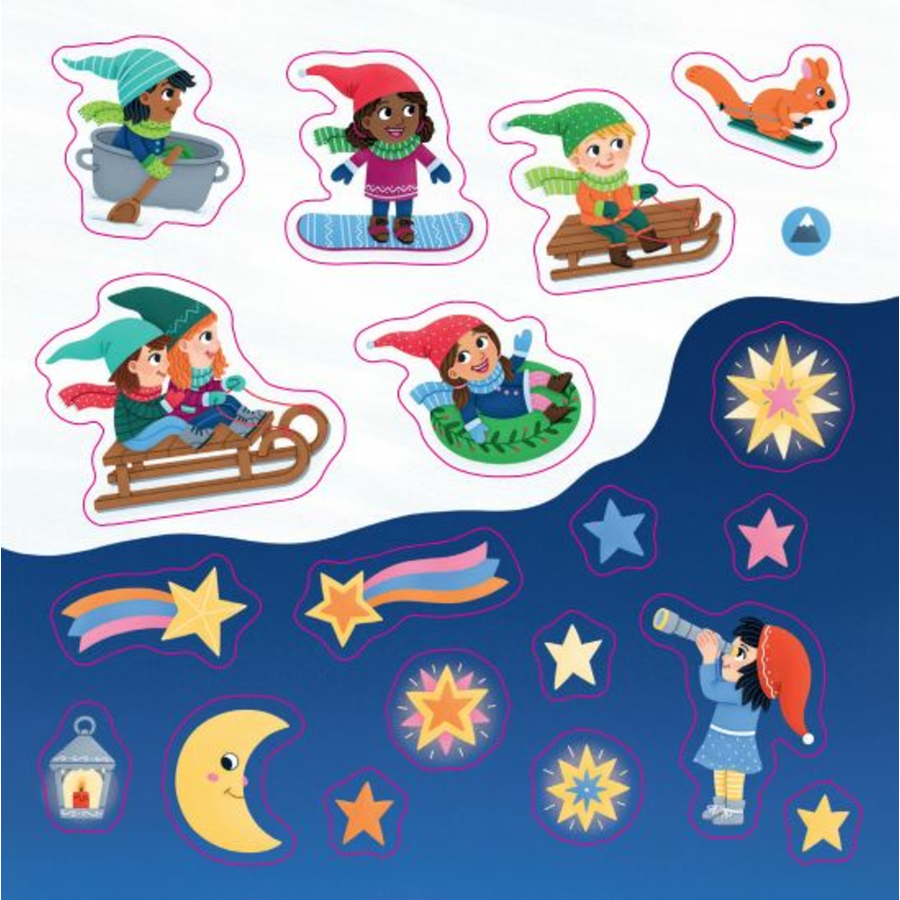 COPPENRATH Meine Mini-Stickerwelt - Weihnachten bei den Wichteln
