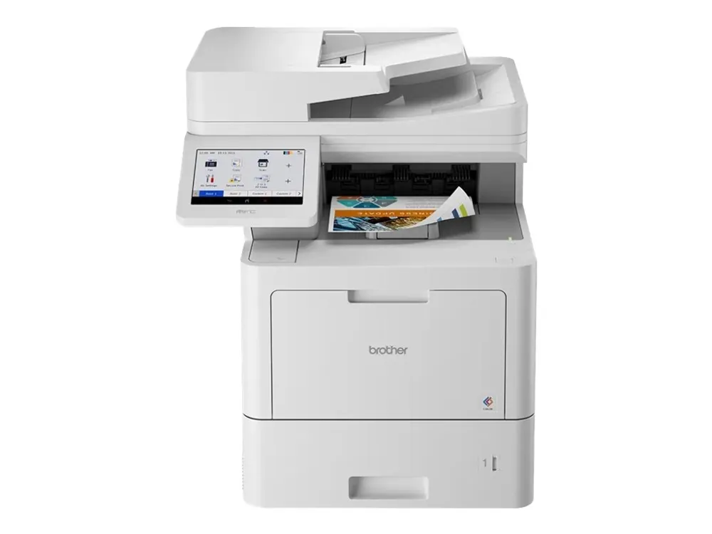 Brother MFC-L9670CDN - Multifunktionsprinter - farve - laser - A4/Legal (medie) - op til 40 spm (kopiering) - op til 40 spm (udskriver) - 620 ark - 33.6 Kbps - Gigabit LAN, USB 2.0, USB 2.0 vært, NFC