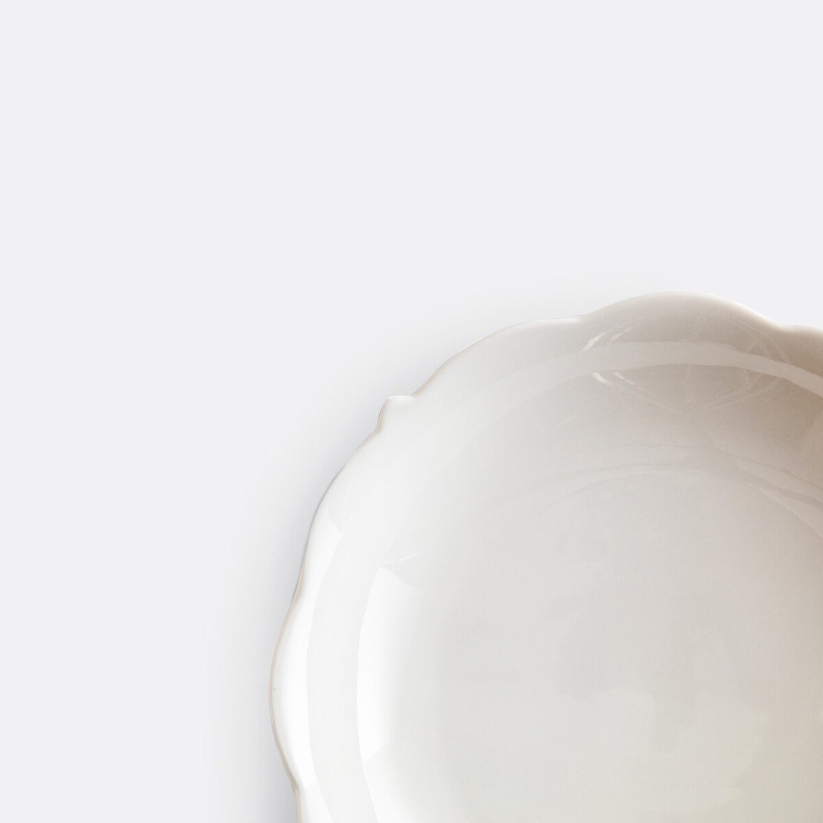 LA REDOUTE INTERIEURS<br>Conjunto de 4 pratos fundos em porcelana, Hirène