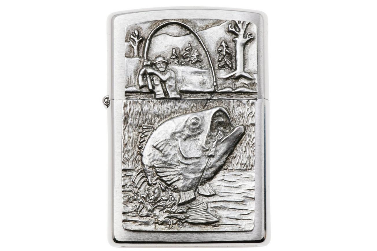 Zippo Bass Fishing Emblem 2000407, aansteker