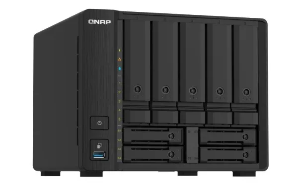 QNAP TS-932PX - NAS-server - 9 fag - SATA 6Gb/s - RAID 0, 1, 5, 6, 10, 50, JBOD, 5 hot reserve, 6 hot reserve, 60, 50 hot reserve, 10 hot reserve, 1 hot reserve, 60 hot reserve - RAM 4 GB - Gigabit Ethernet / 2,5 Gigabit Ethernet / 10 Gigabit Etherne