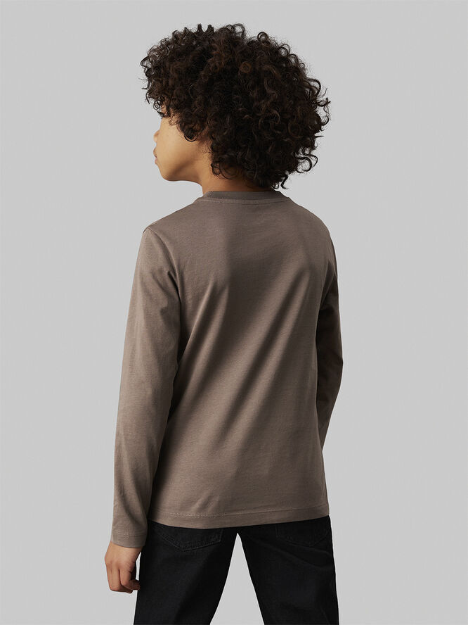 Calvin Klein BADGE REG. LS T-SHIRT Falcon