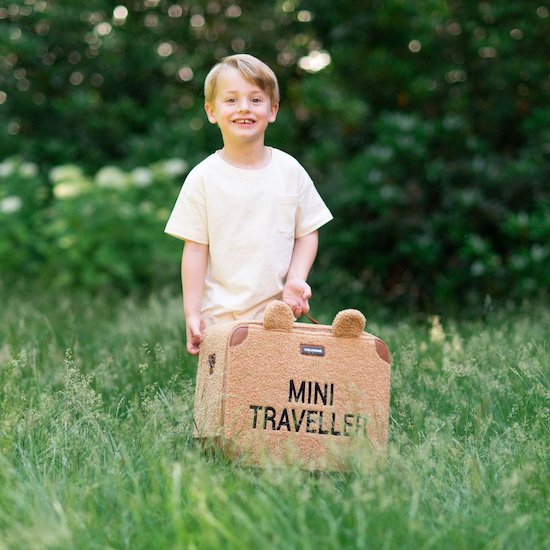 Teddy Valise Mini Traveler   Teddy Brun        de               Childhome