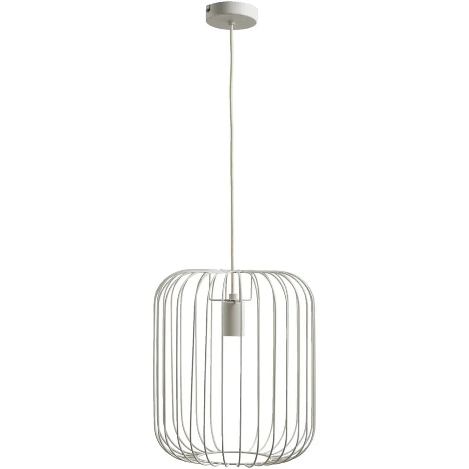 Hanglamp Jade - lichtgrijs - 120x36xØ31 cm