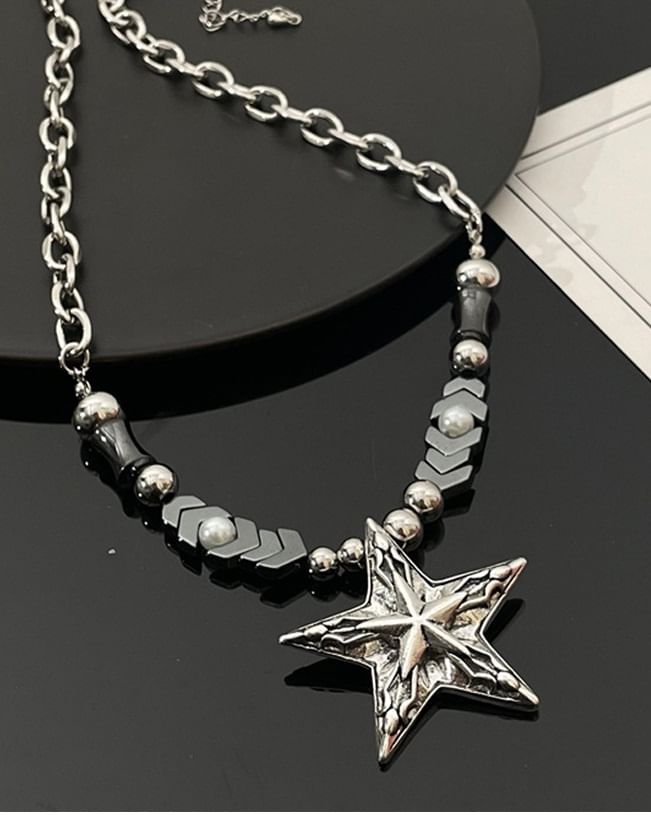 Lilafey - Stervormige kralenketting