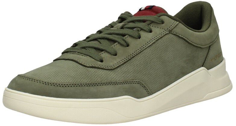 Tommy Hilfiger Elevated Cupsole Nubuck groen