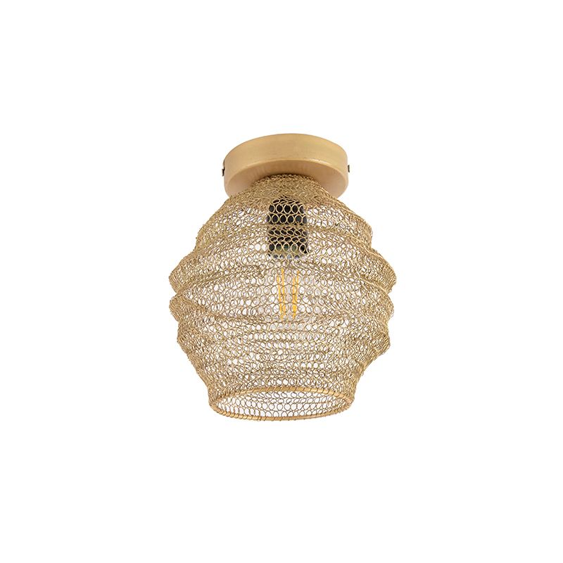 Oosterse plafondlamp goud - Nidum Bene