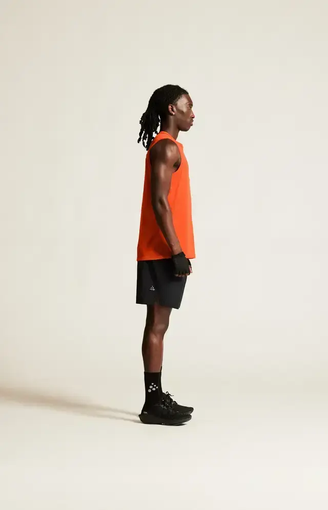 Craft ADV Essence 3 Hardloopshirt Zonder Mouwen Oranje Heren