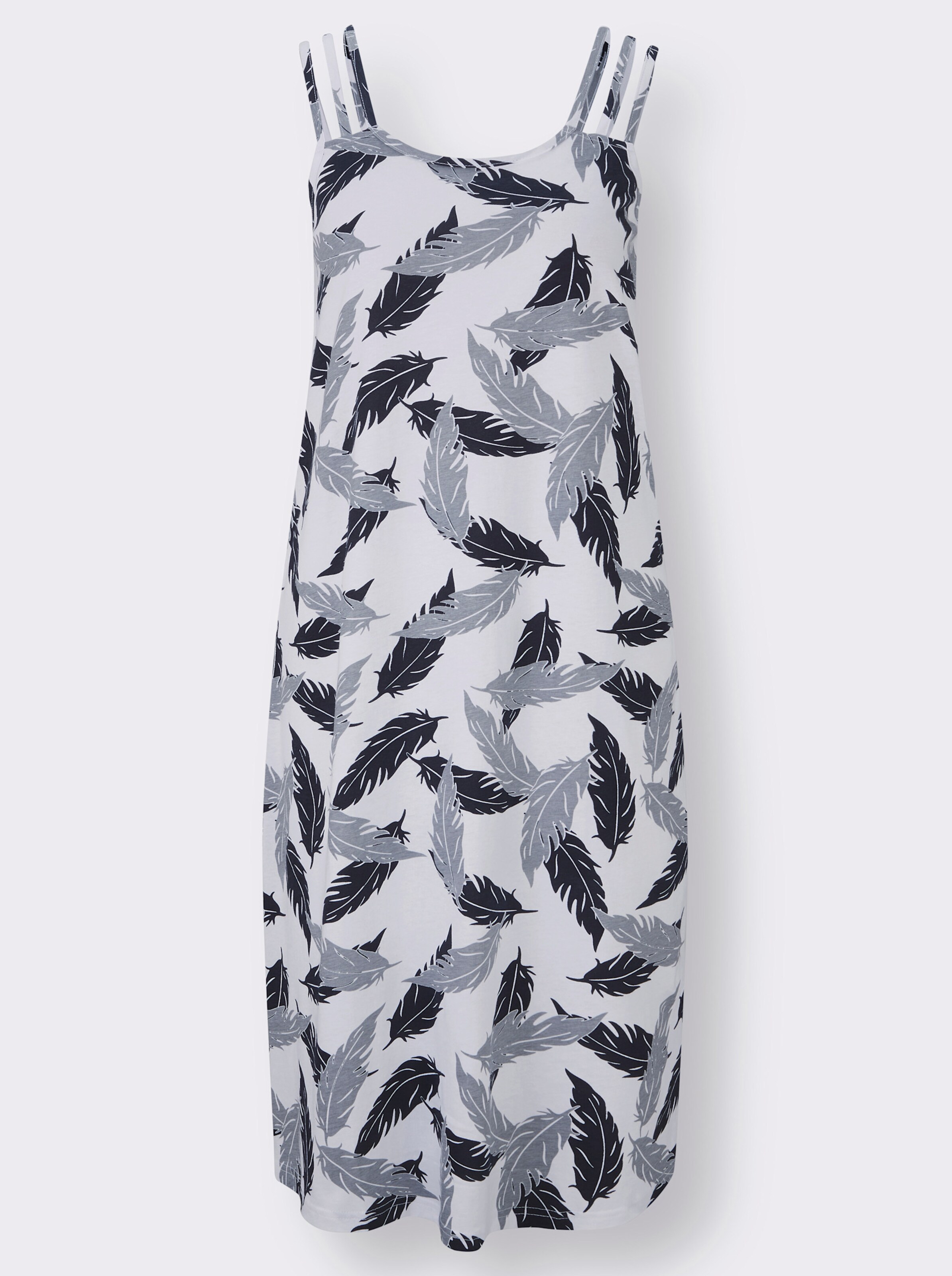 Sommerkleid mit schmalen Trägern