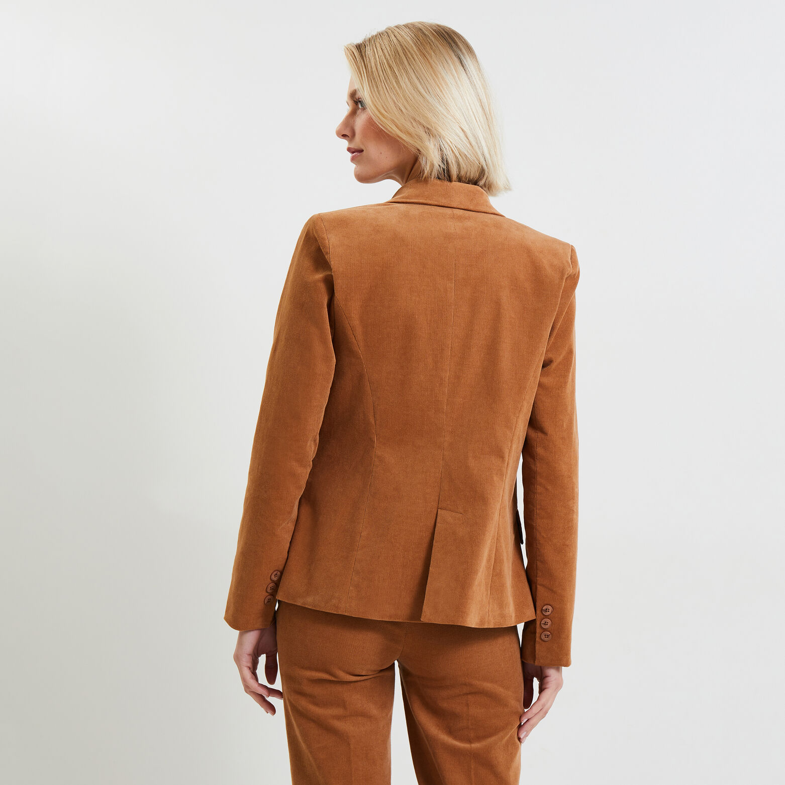 Veste blazer velours femme