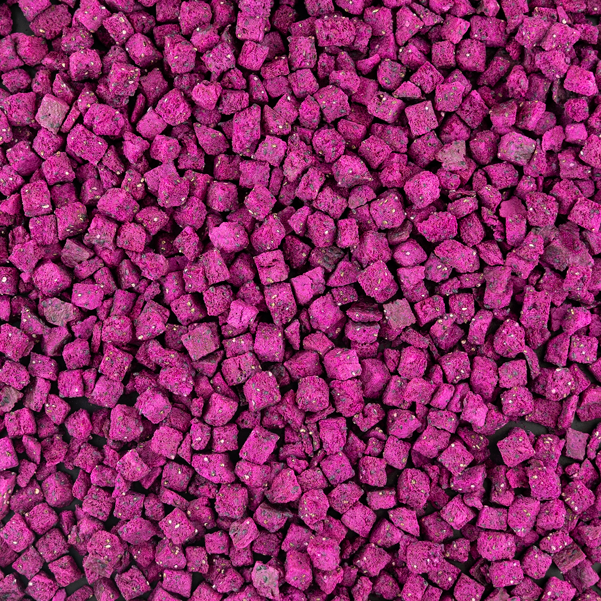 Gevriesdroogde dragonfruitblokjes