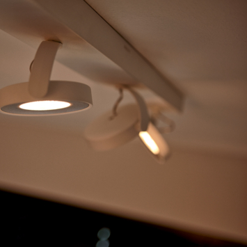 Philips Opbouwspot MyLiving Clockwork LED Wit 4 x 4,5W
