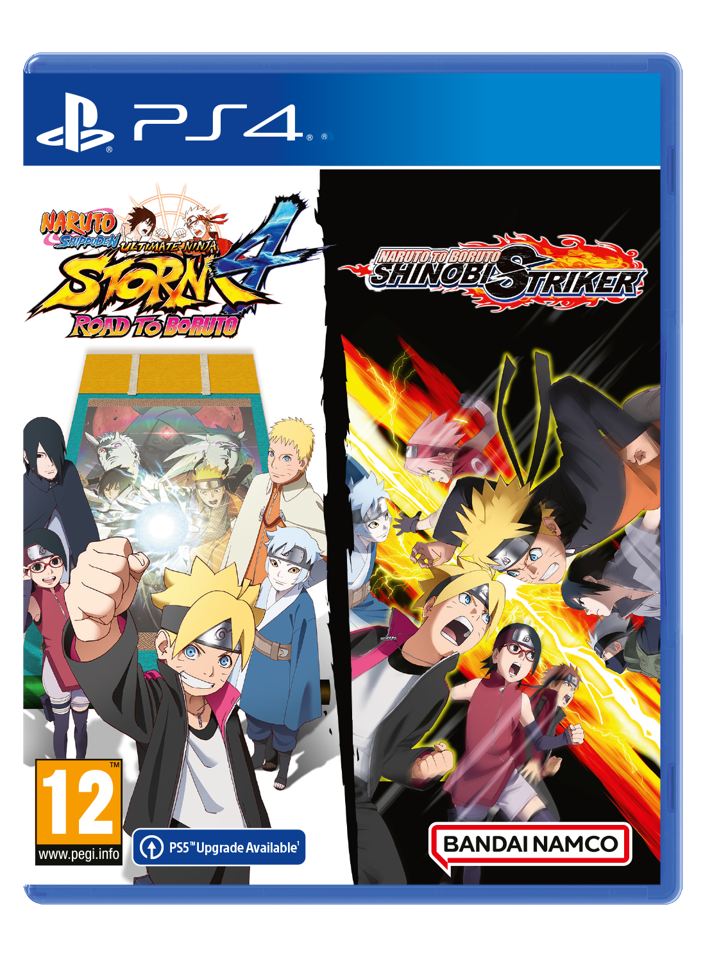 Naruto Shippuden Ultimate Ninja Storm 4, Road to Boruto + Naruto to Boruto Shinobi Striker- PlayStation 4
