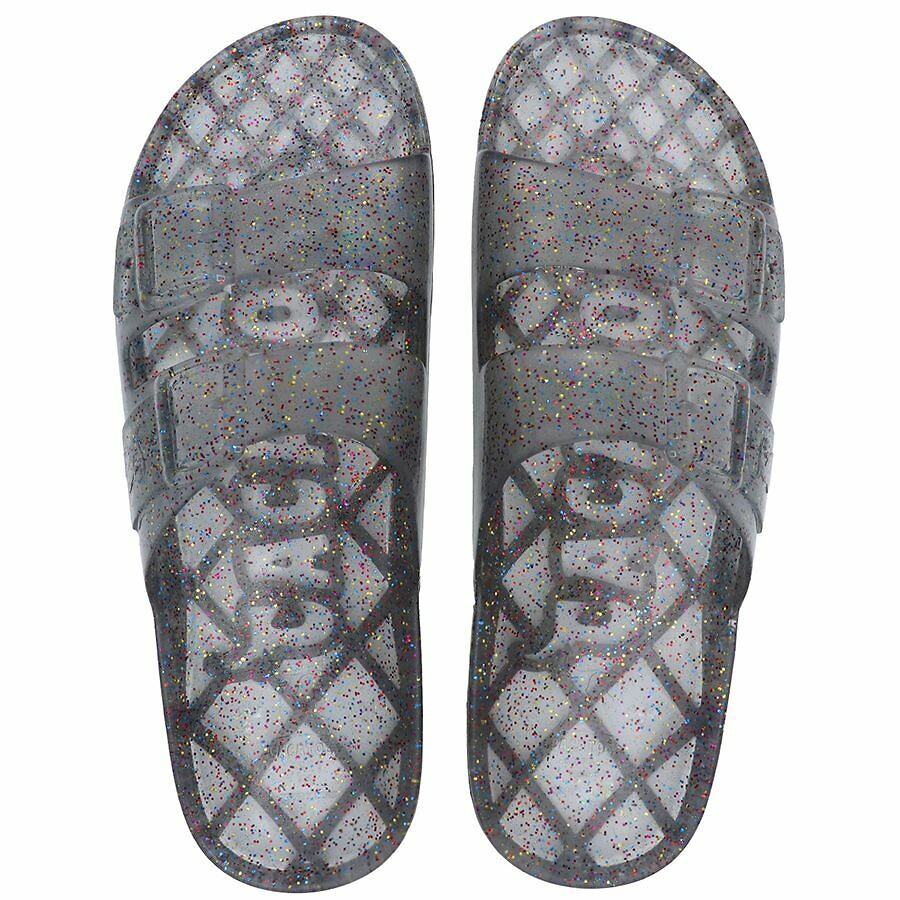 CACATOES<br>Mules transparentes com alça dupla Anjo