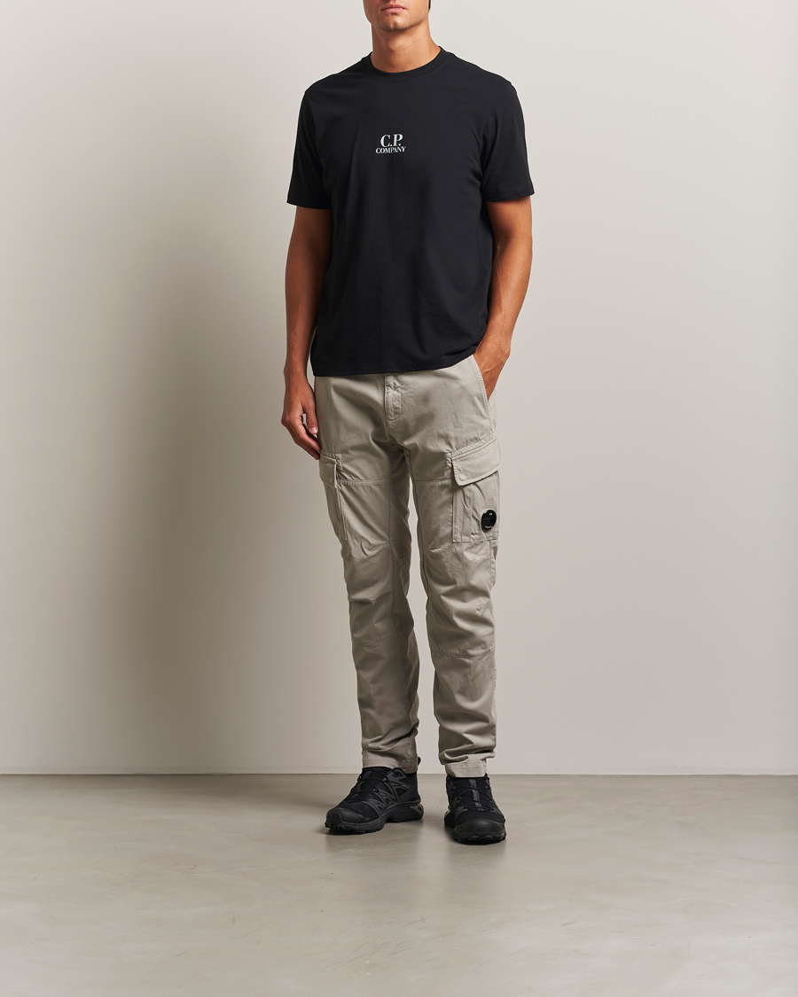 C.P. Company Stretch Satin Lens Cargo Pants Grey