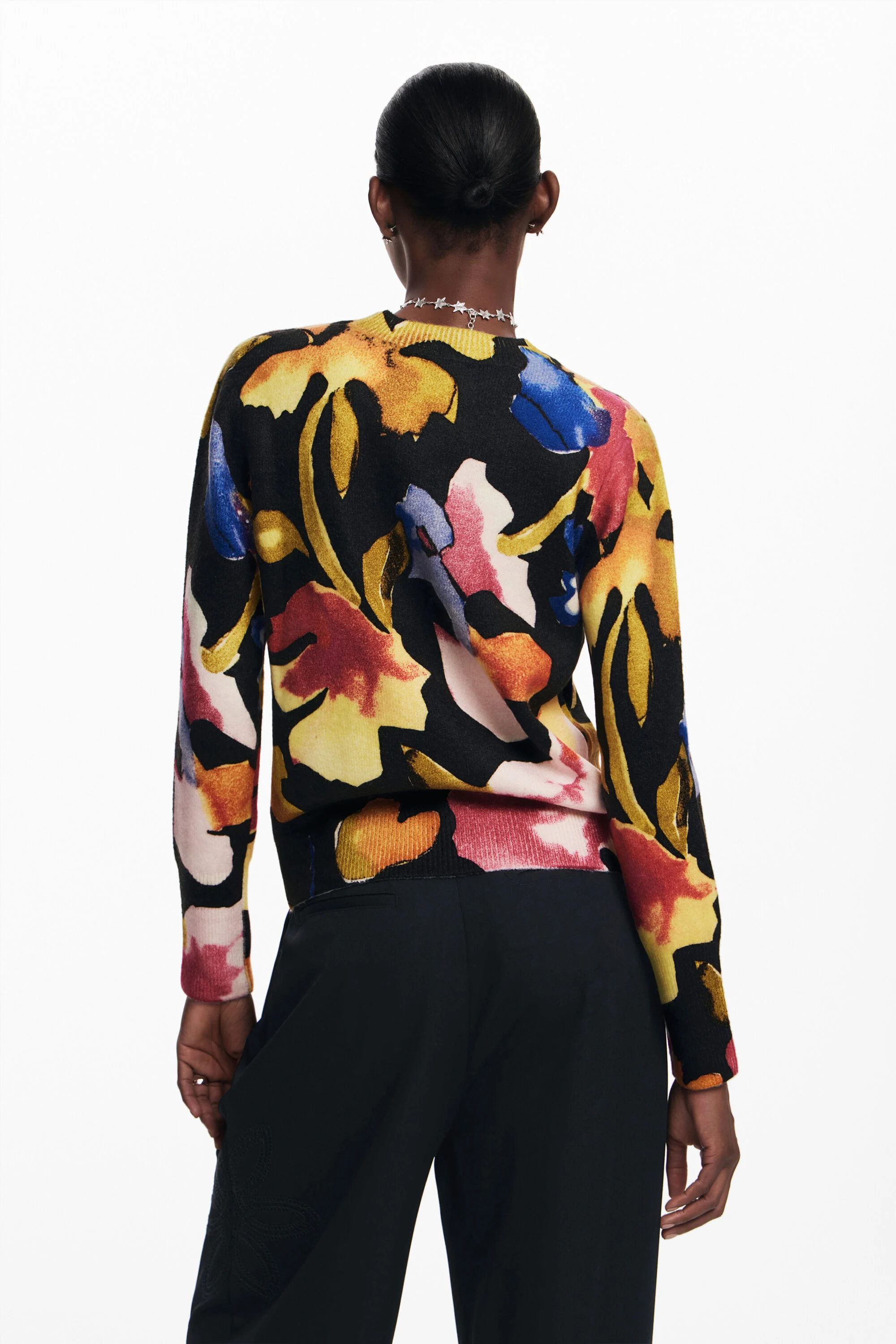 camisa floral artística