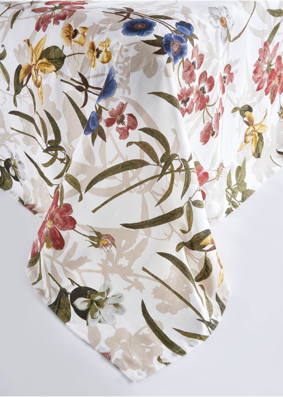 Dessus de lit à motif floral