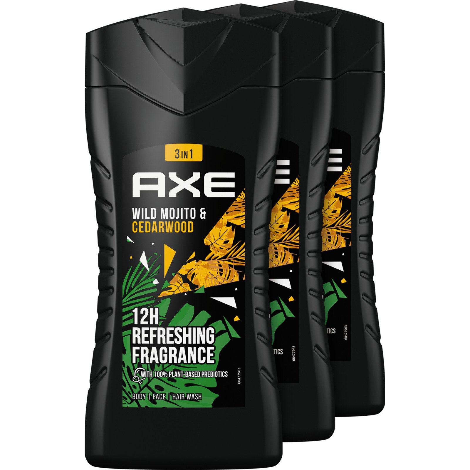 Axe Dusch Wild Green Mojito 3 x 250 ml