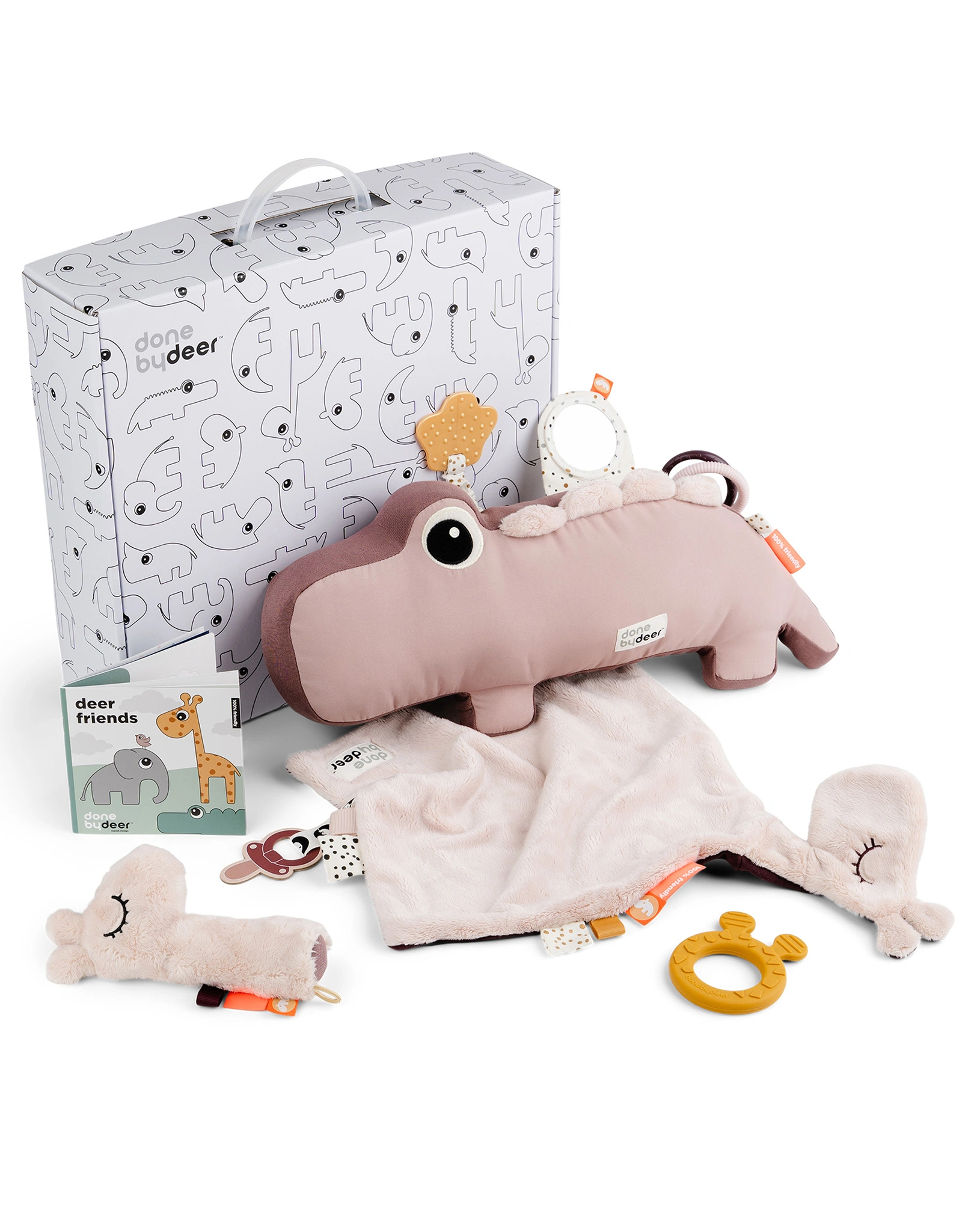 Kuscheltier-Set PLAY TIME 5-teilig in rosa
