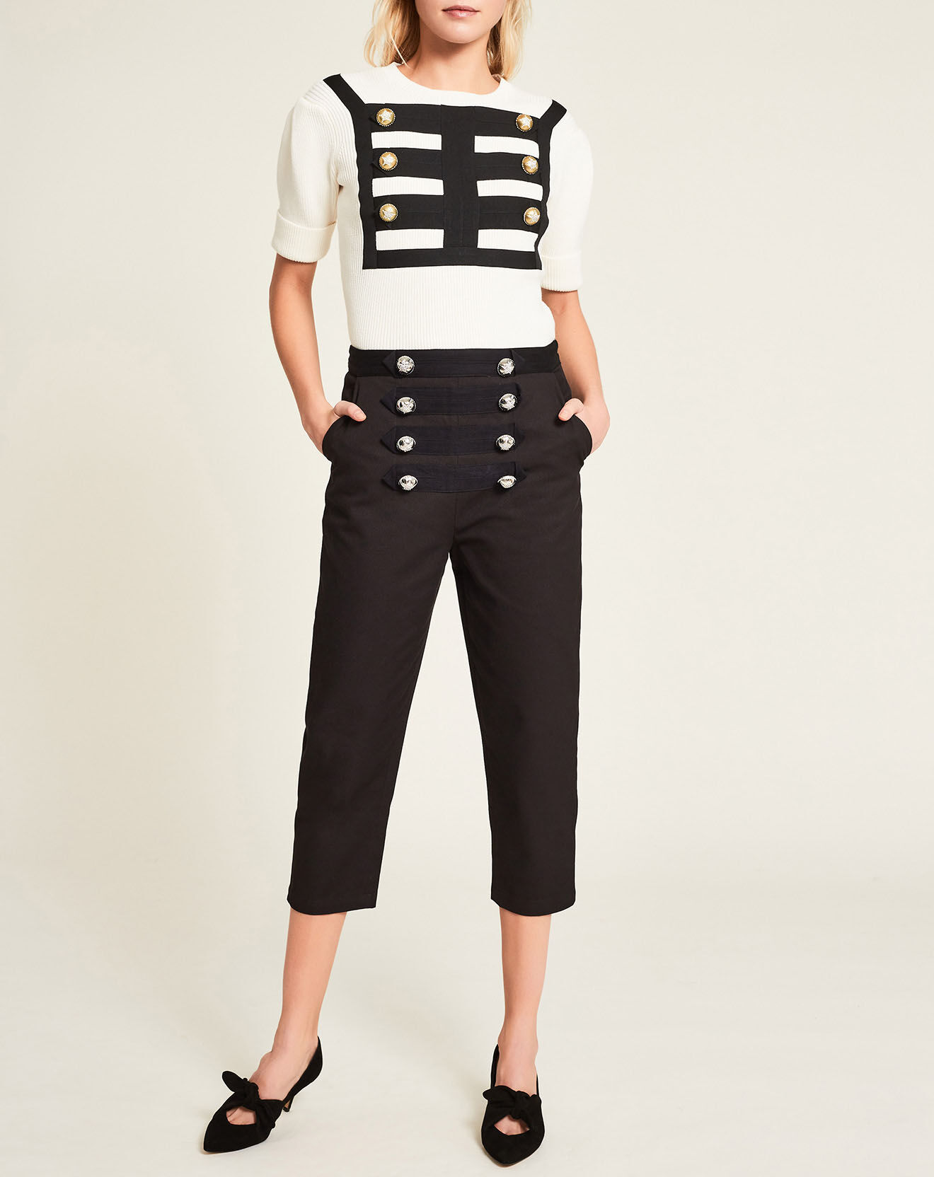 Manoush Pantalon Army noir