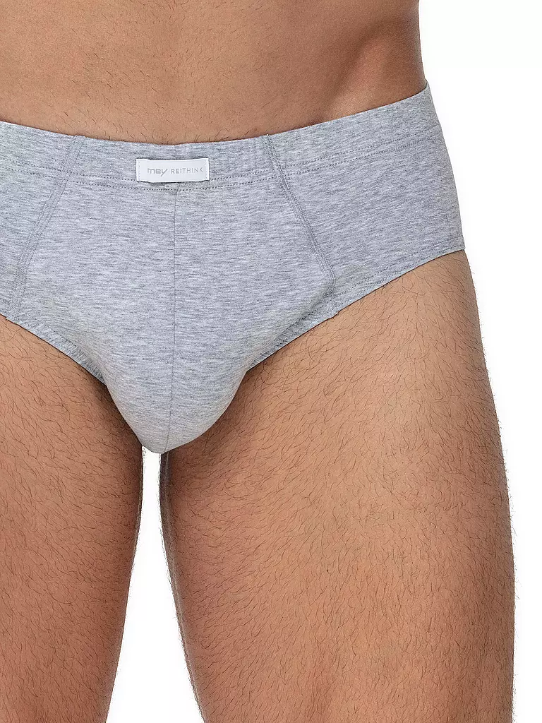 MEY Slip light grey melange grau