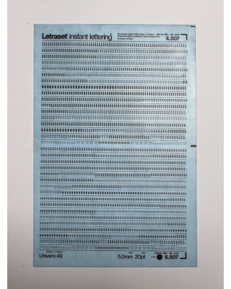 letraset- IL 507