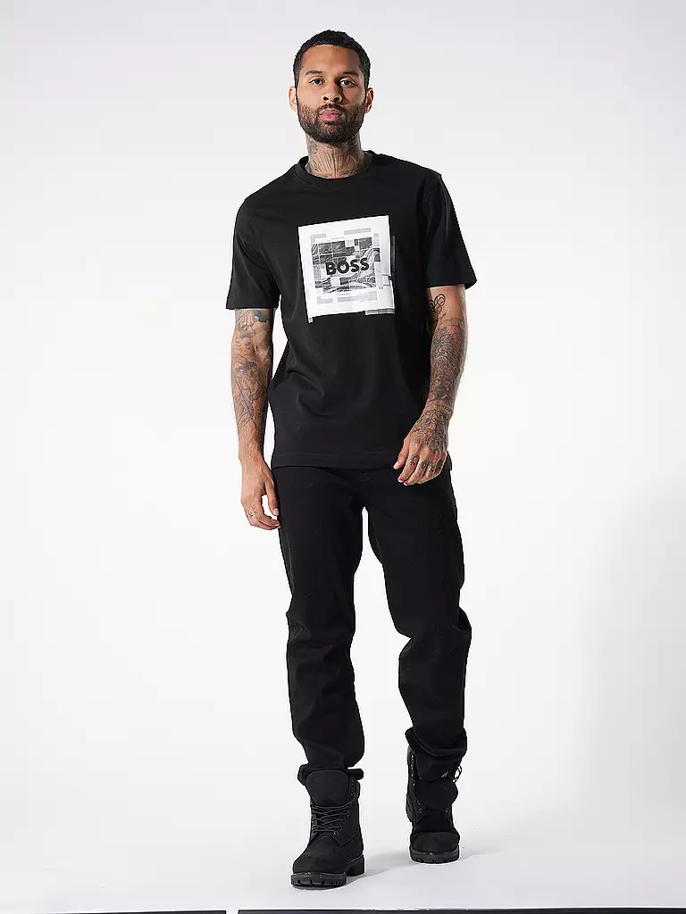 BOSS T-Shirt schwarz