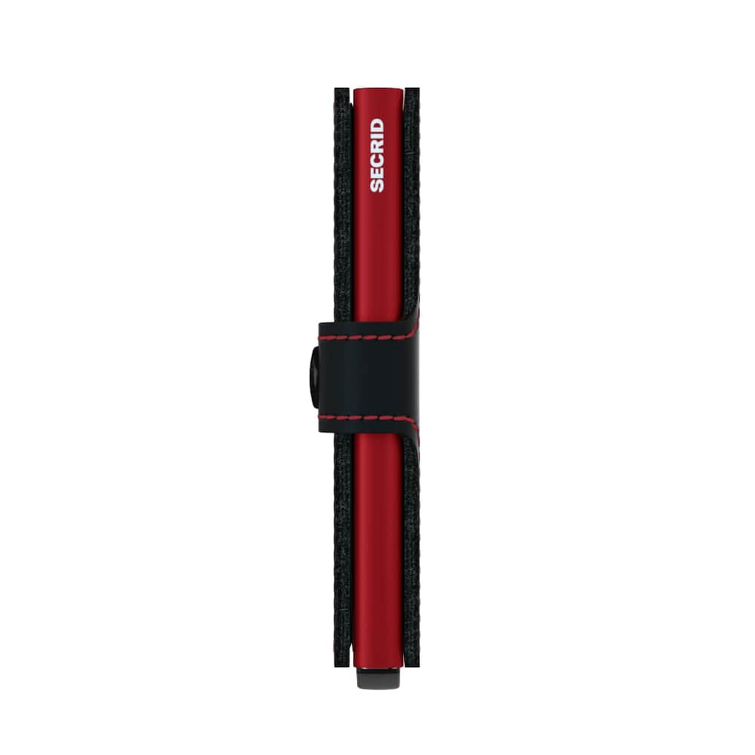 Secrid Miniwallet Wallet Matte black & red