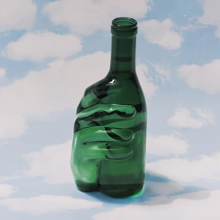 Serax - Edward Karaffe, 0,95 L, smaragdgrün