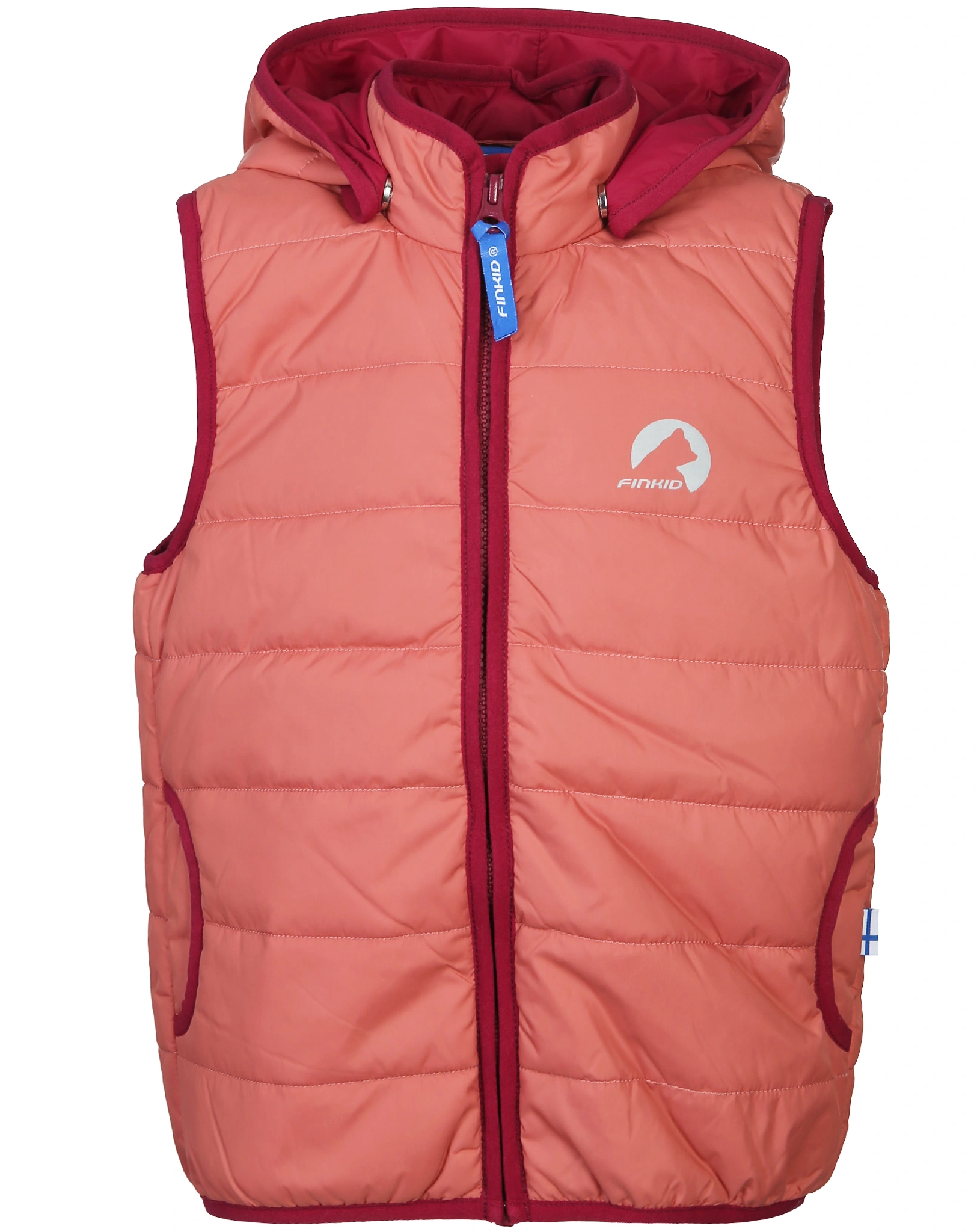Steppweste VANULI in rose/beet red