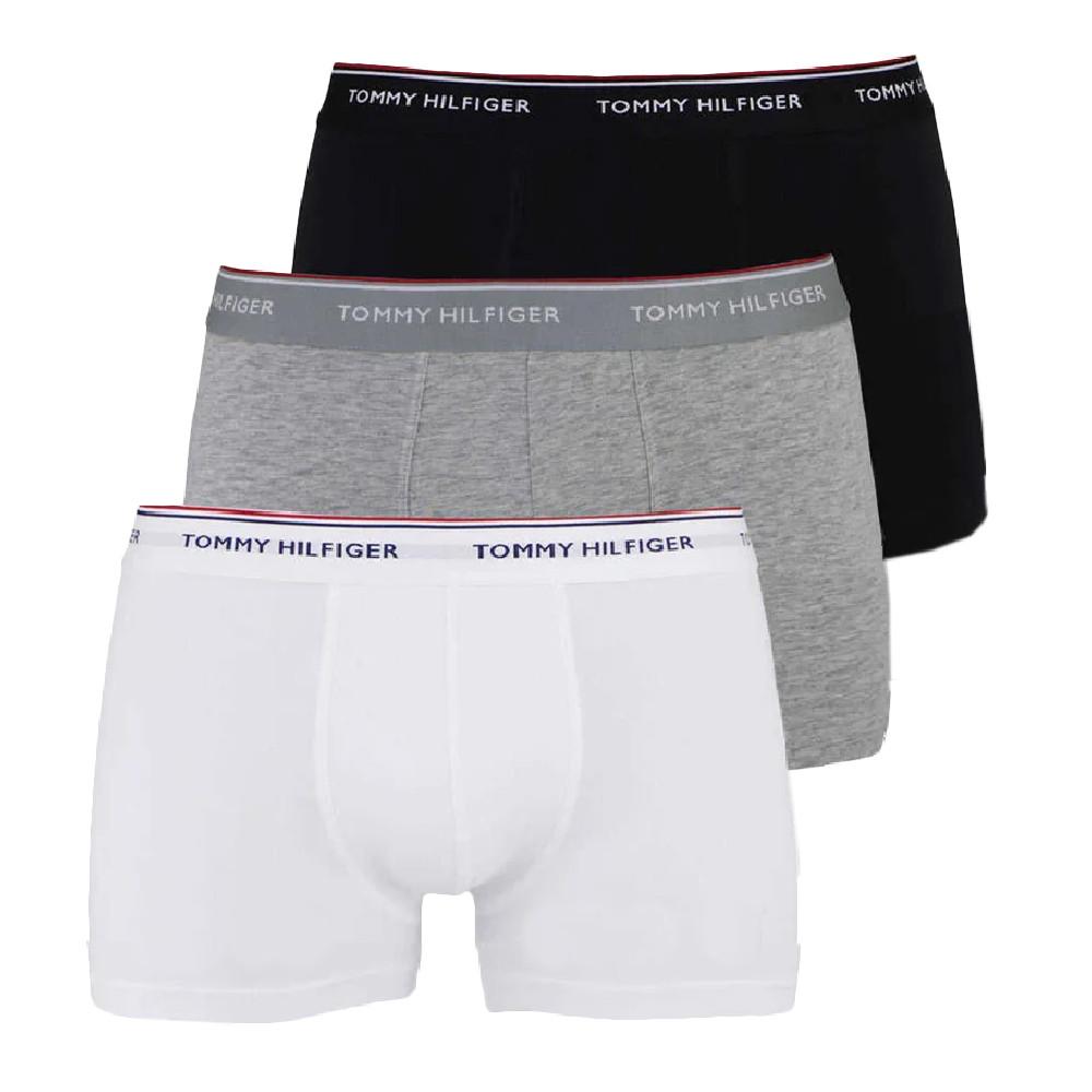 Tommy Hilfiger x3 Boxers Marine/Blanc/Gris Homme Tommy Hilfiger Trunk