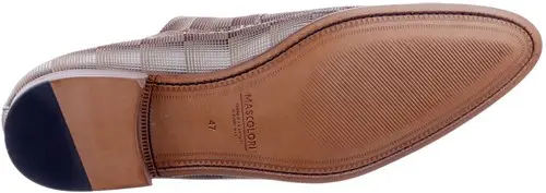 Mascolori Jigsaw beige - maat 47 veterschoen beige - maat 47 Calandschoen