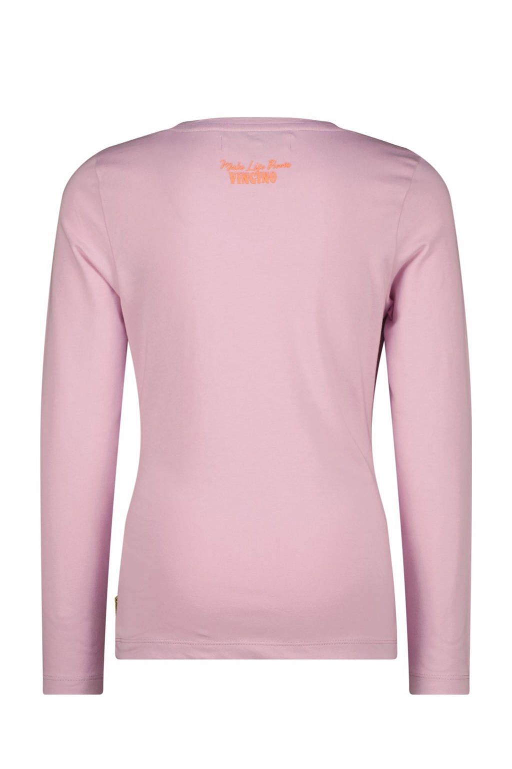 Vingino longsleeve Janneke met printopdruk lila