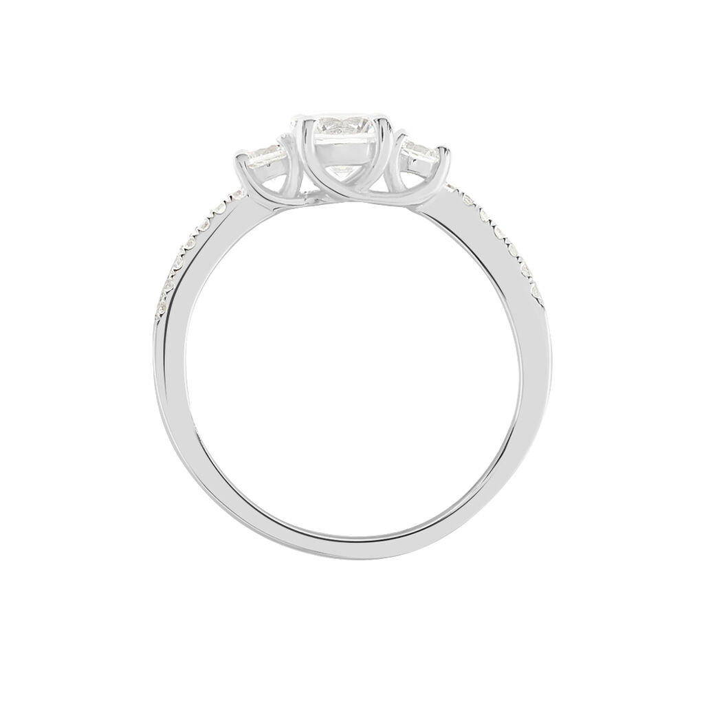 Bague Mallory Argent Blanc Oxyde De Zirconium