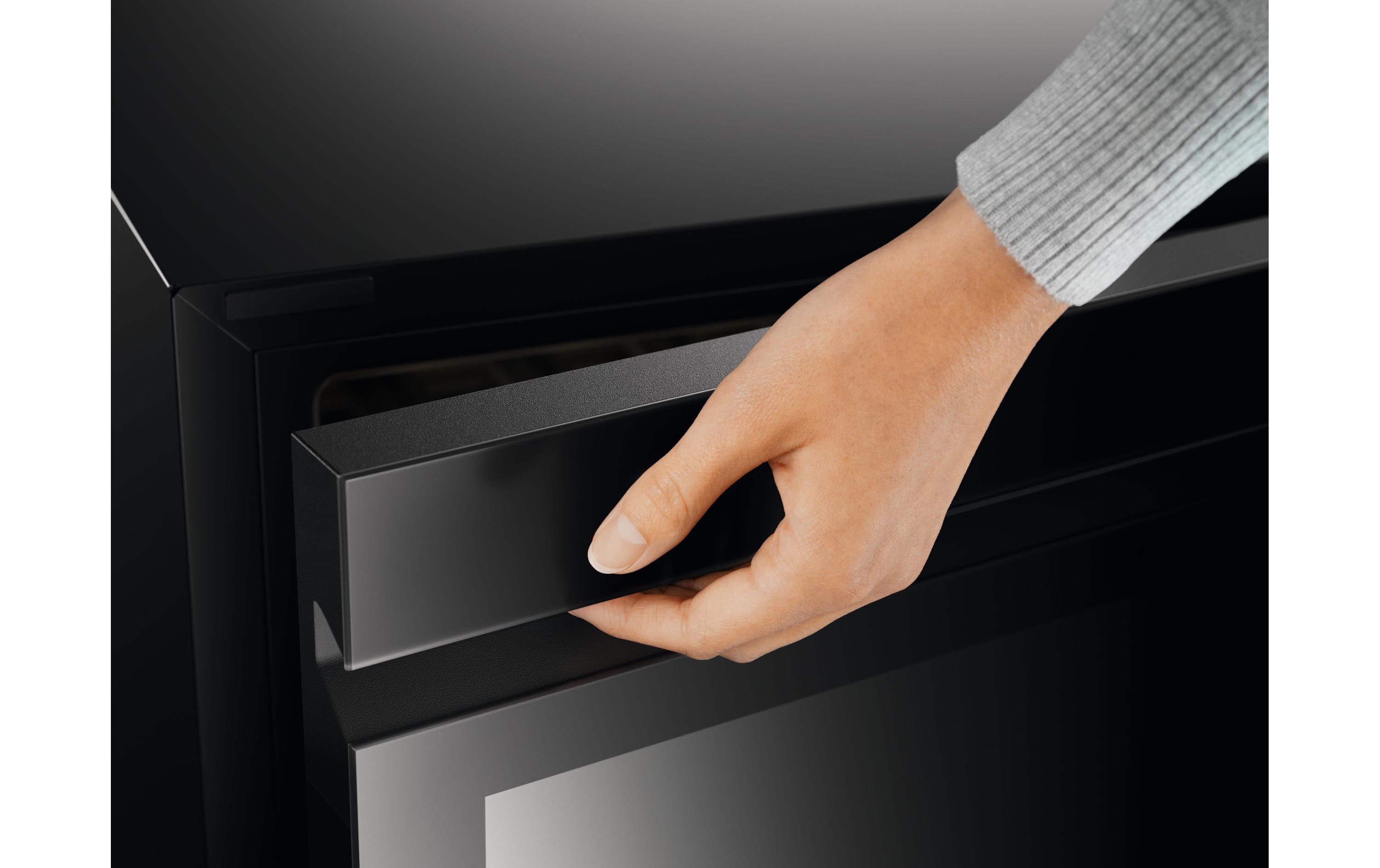 Weinkühlschrank WKU60DSP Rechts/Wechselbar<br>Luxus-Weinkühlschrank für bis zu 40 Flaschen, mit flexiblen Temperaturzonen und eleganter Holzregal-Ausführung