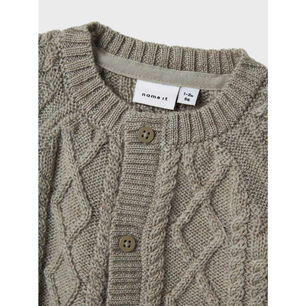 Køb Name It Dried Sage Nbmwrilla Uld Ls Strik Card
