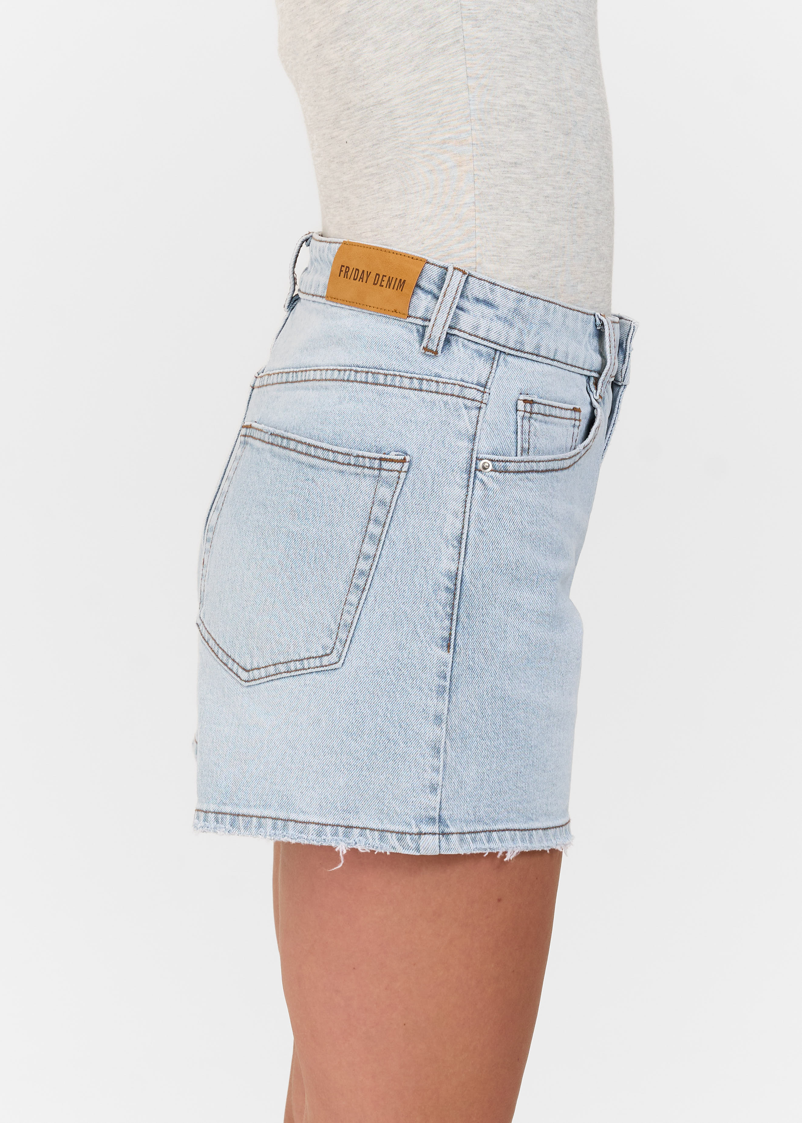 Vintage short sky blauw