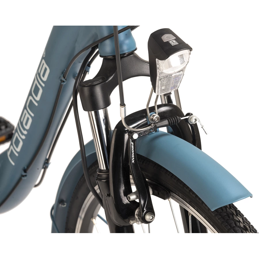 Adore E-Citybike Damen Hollandia Lido 28'' E-Bike 7 Gänge blau
