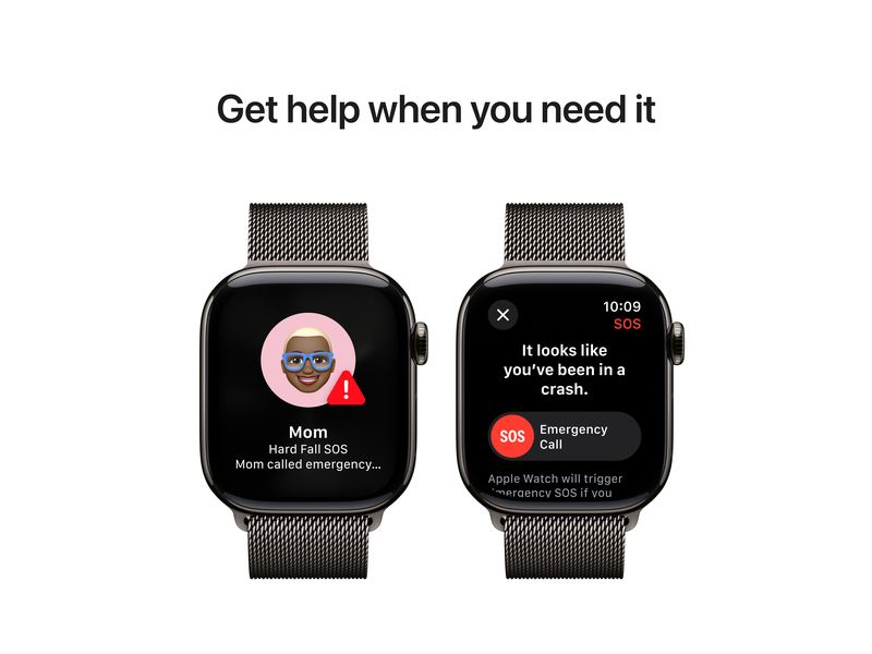 Apple Watch Series 10 42 mm LTE Titanium Slate Loop Milanes Eine glatte Zehn