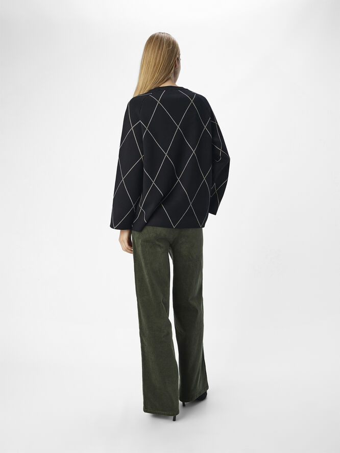 Object OBJESTER LS KNIT TOP AOP NOOS Multi
