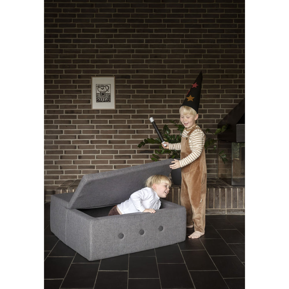 Køb by KlipKlap Multi Grey With Grey Play Fold Square 👑 Luksusbaby