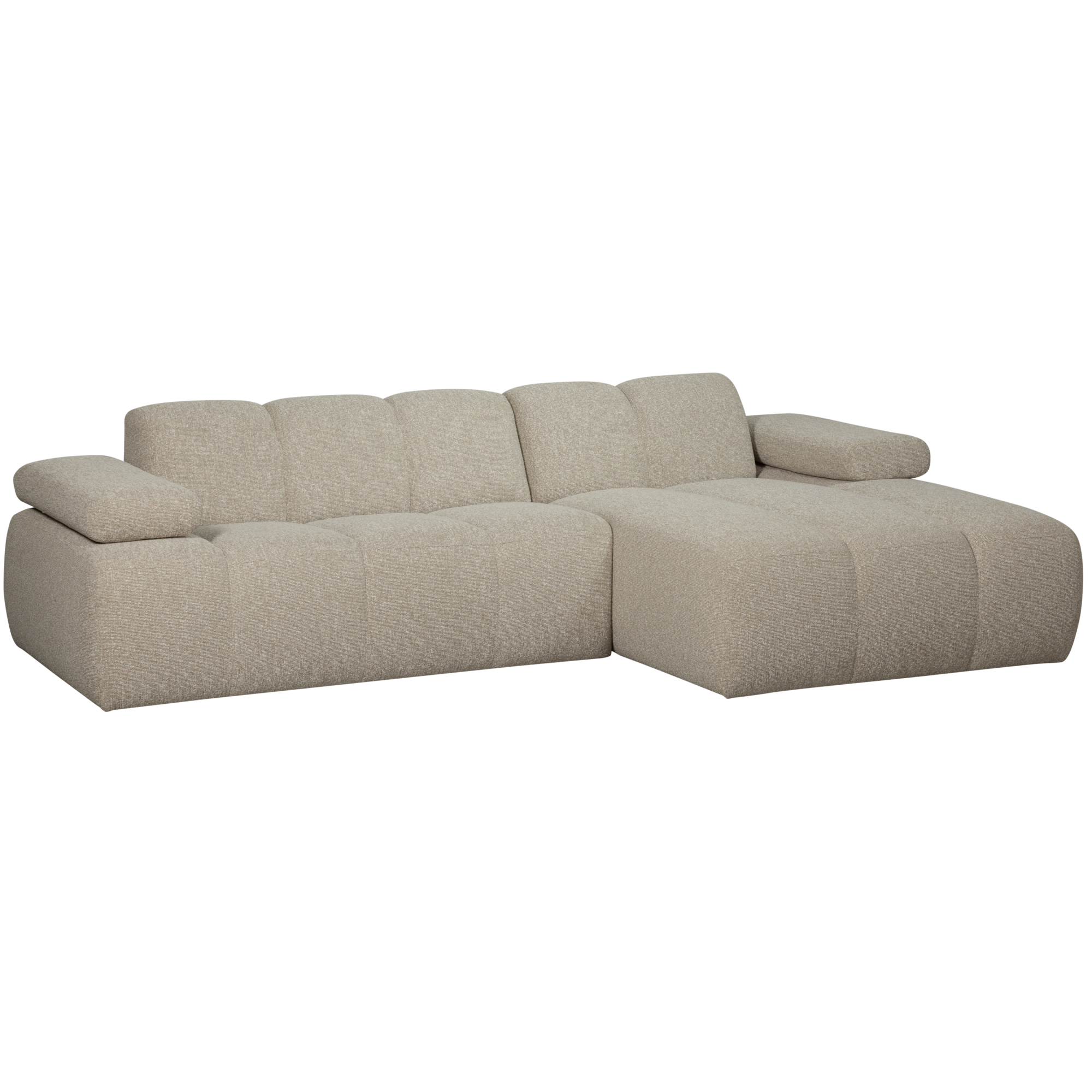 Mojo Chaise Longue - Bouclé - Beige Melange Mojo Chaise Longue - Rechts - Bouclé - Beige Melange