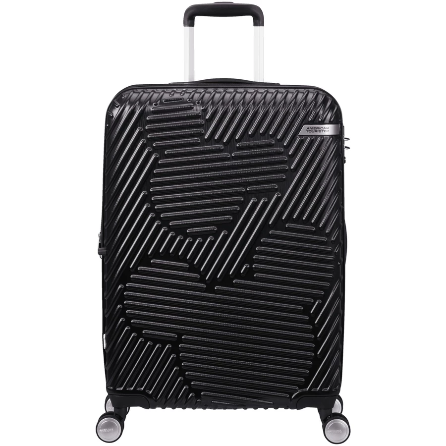 American Tourister Mickey Clouds - 4-Rollen-Trolley 66 cm erw. Mickey True Black