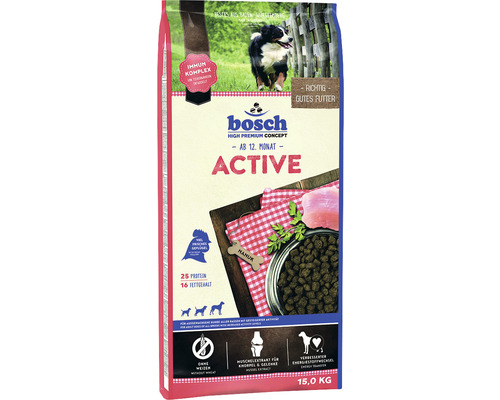 Bosch Active droog hondenvoer 15 kg