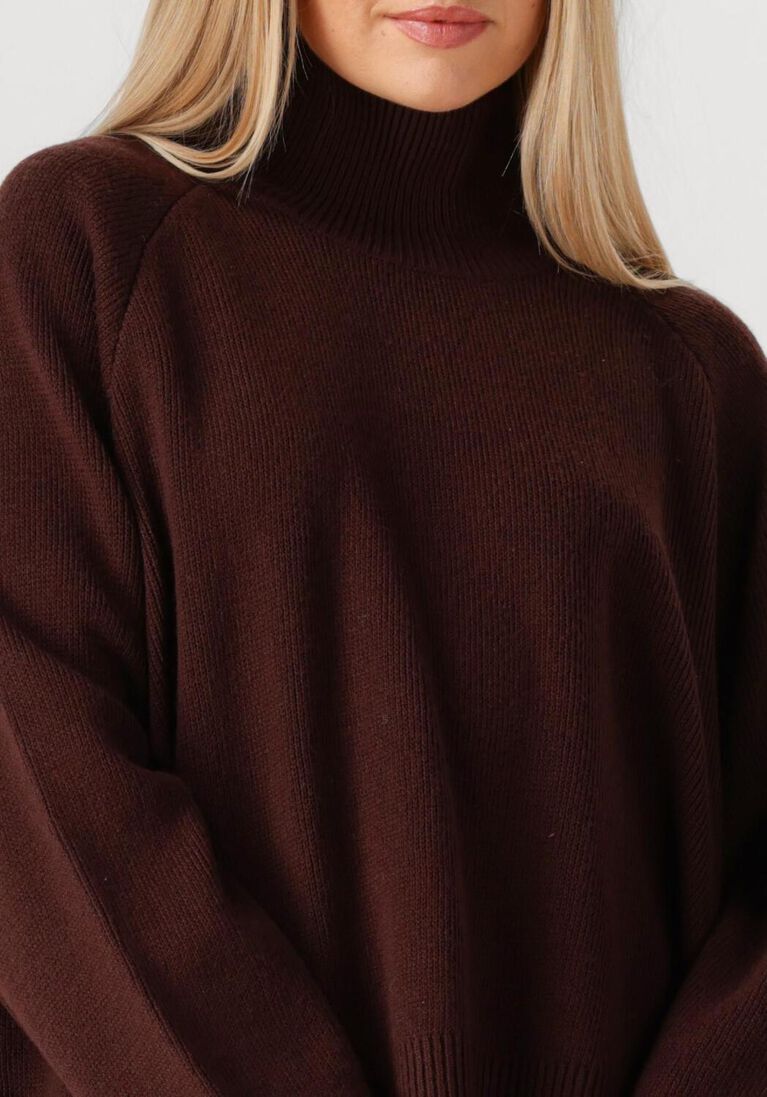 bruine vanessa bruno trui frene pull col montant